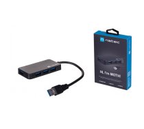 NATEC Hub USB 3.0 Moth (4 ports, black)