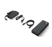 Lenovo ThinkPad Universal Thunderbolt 4 Smart Dock Vadu Melns