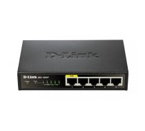 D-Link DES-1005P/E tīkla pārslēgs Nepārvaldīts L2 Fast Ethernet (10/100) Power over Ethernet (PoE) Melns