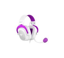 Havit H2002d - gaming headphones white and purple
