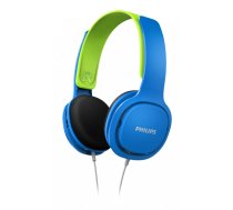 Philips SHK2000BL/00 austiņas un brīvroku komplekts Vadu Mūzika Zils, Zaļš