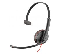 POLY Blackwire 3215 Austiņas Vadu Zvani / mūzika USB Veids-C Melns