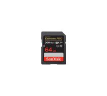 SanDisk Extreme Pro, UHS-I, SDXC, 64 GB - Atmiņas karte