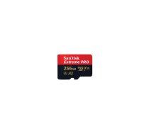 SanDisk Extreme Pro UHS-I, microSD, 256 GB - Atmiņas karte