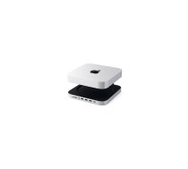 Satechi Stand & Hub for Mac mini with SSD Enclosure, sudraba - SSD diska korpuss ar USB adapteri