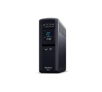 CyberPower CP1350EPFCLCD nepārtrauktas barošanas avots (UPS) Line-Interactive 1,35 kilovoltampērs 780 W 6 Maiņstrāvas izvade (-s