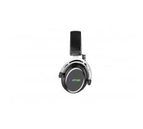 HATOR Hypergang 3 Wireless Austiņas Bezvadu Speļu USB Type-C / USB Type-A Bluetooth Melns