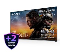 SONY 65" BRAVIA 8 II QD-OLED Google TV televizors (2025)