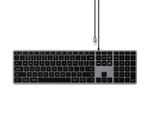 Satechi Slim W3 Keyboard USB-C with numpad (gray)
