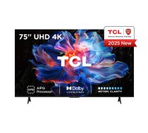 TCL V6C 75V6C televizors 190,5 cm (75") 4K Ultra HD Viedtelevizors Wi-Fi Metālisks 330 cd/m² [5901292525965]