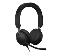 Jabra Evolve2 40 SE Austiņas Vadu Zvani / mūzika USB Type-C / USB Type-A Melns