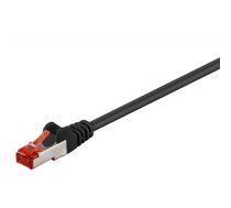 S/FTP CAT6 1m Black LSZH