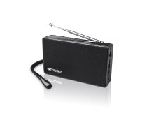 Muse | M-030R | 2-band portable radio | Black