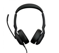 Jabra Evolve2 50 Austiņas Vadu Birojs / zvanu centrs USB Type-C / USB Type-A Bluetooth Melns