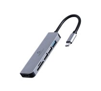 I/O ADAPTER USB-C TO HDMI/USB3/6IN1 A-CM-COMBO6-02 GEMBIRD