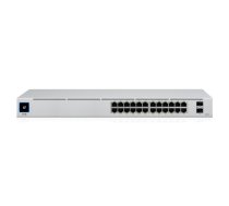 Switch|UBIQUITI|USW-24-POE|Type L2|Desktop/pedestal|Rack|24x10Base-T / 100Base-TX / 1000Base-T|2xSFP|PoE+ ports 16|95 Watts|USW-