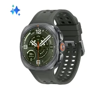 Samsung Galaxy Watch Ultra2 3,81 cm (1.5") AMOLED 47 mm Digitāls 498 x 498 pikseļi Skārienjūtīgais ekrāns 4G Sudrabs Wi-Fi GPS [SM-L715FZSAEUE]