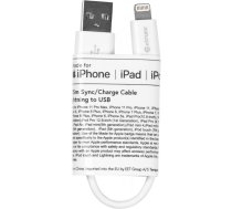 Lightning Cable MFI 0,5m Whit