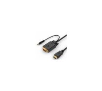 Gembird HDMI Male - VGA Male + 3.5mm 3m Full HD