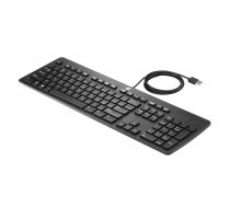 HP USB Business Slim Keyboard tastatūra QWERTY Angļu Melns