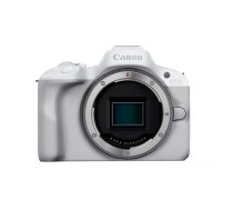 Canon EOS R50, White + RF-S 18-45mm F4.5-6.3 IS STM Kit MILC 24,2 MP CMOS 6000 x 4000 pikseļi Balts