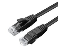 CAT6A UTP 0.25m Black LSZH