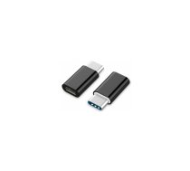 Gembird OTG USB Type C Male - MicroUSB Female Black