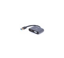 Gembird USB to HDMI + VGA Display Adapter Space Grey