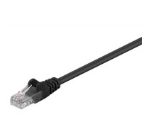 U/UTP CAT5e 0.5M Black PVC