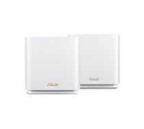 ASUS ZenWiFi AX (XT8) bezvadu rūteris Tīkls Gigabit Ethernet Trīskāršā frekvenču josla (2.4 GHz / 5 GHz) 4G Balts