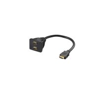 HDMI 19M - 2X HDMI 19F