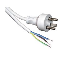 Power Cable White 15 M Power