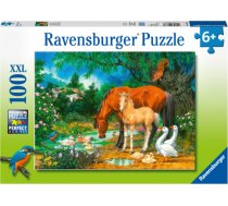 Ravensburger XXL Puzle Zirgi pie dīķa, 100 gab. 108336V