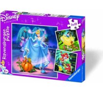 Ravensburger pusle 3*49 tk Lumivalgeke ja Tuhkatriinu 093397V