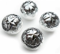 TTS Super Shiny Silver Sensory Balls 4pk EY06325B