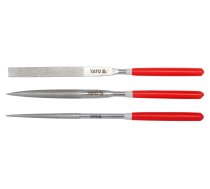 3-piece Needle File Set 5x180x70 mm (YT-6155)