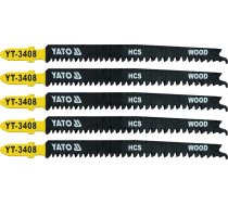 JIG SAW BLADE 65Mn -GROUND EDGE, 13~8TPI / 2~3MM (YT-3408)