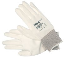 Gloves Nylon/Pu White 10" (YT-7470)