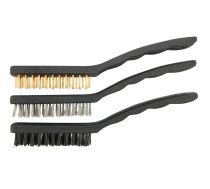 Plastic Handle Wire Brush Set 3pcs 170mm (06963)