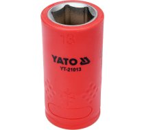 INSULATED HEXAGONAL SOCKET 13MM 3/8" VDE (YT-21013)