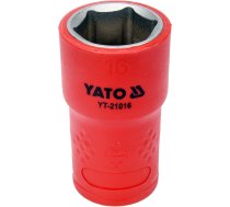 INSULATED HEXAGONAL SOCKET 16MM 3/8" VDE (YT-21016)