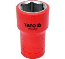 INSULATED HEXAGONAL SOCKET 17MM 3/8" VDE (YT-21017)