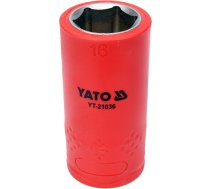 INSULATED HEXAGONAL SOCKET 16MM 1/2" VDE (YT-21036)