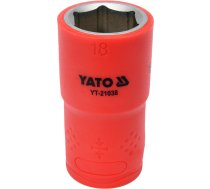 INSULATED HEXAGONAL SOCKET 18MM 1/2" VDE (YT-21038)