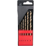 CO-HSS twist Drill Bit Set 6 pcs 2-8 mm (YT-41602)