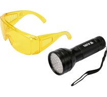 UV 21 LED flashlight and glasses (YT-08581)