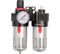 AIR REGULATOR W/LUBRICATIOR,GAUGE&FILTER (YT-2385)