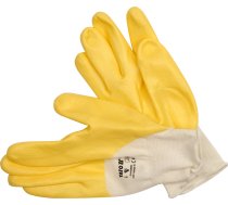 WORKING GLOVES RUBBER COATED YELLOW 9" (YT-7480)