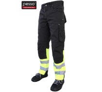 Bikses  KDCJG HI-VIZ, melnas/dzeltenas C52, Pesso