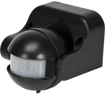 Kustības detektors - sensors | PIR IP44 BLACK (83120)